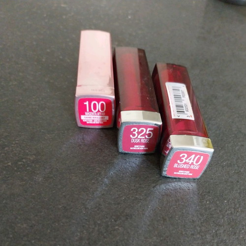 3 lipsticks L'Oreal Paris