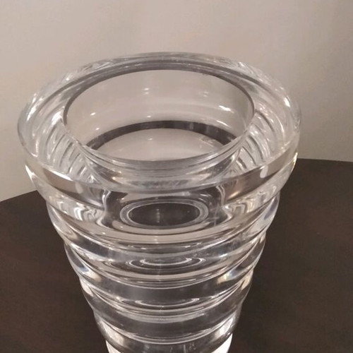 Crystal vase like new decorative
