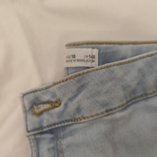 Zara Kids Skinny Jeans Light Blue Like New, Size 140 cm, Age 10