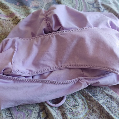 Zara swimsuit one-piece lilac high leg small, like new
