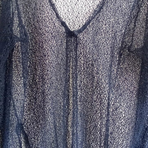 Black Mesh Kimono Cardigan XL like new
