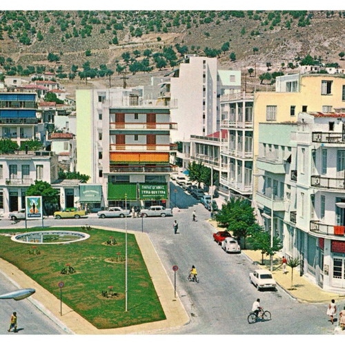 Collectible postcards used, pack of 10, 1965-80