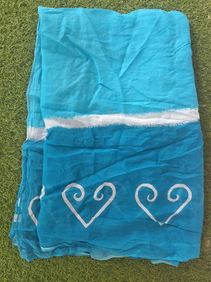 Beach pareo new, turquoise