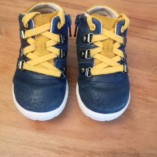 Clarks baby shoes first shoes used, Maxi Square Fst, navy leather