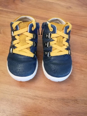 Clarks baby shoes first shoes used, Maxi Square Fst, navy leather