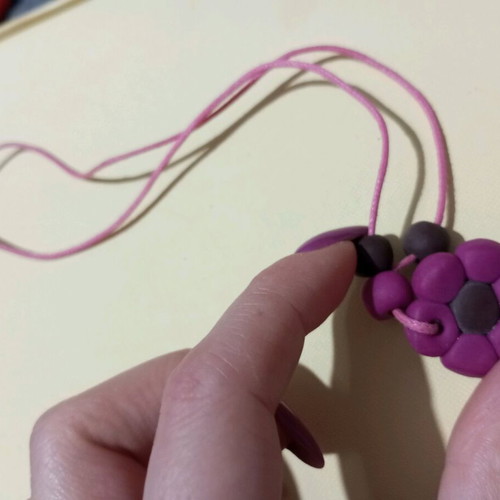 Handmade necklace from fimo like new