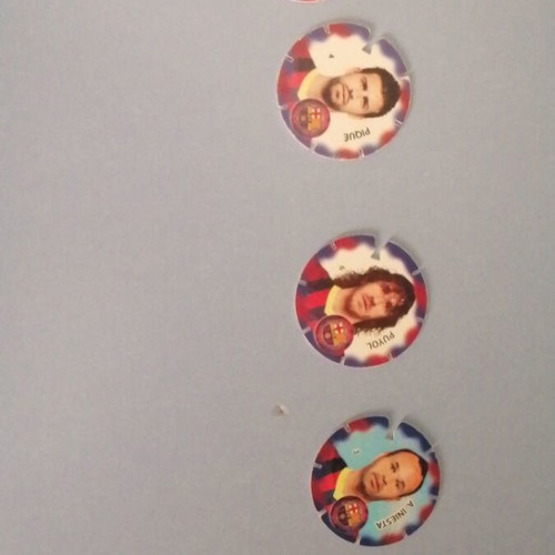 Barca cards used