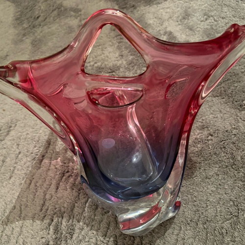 Bohemia Crystal Original Rainbow Bowl Like New