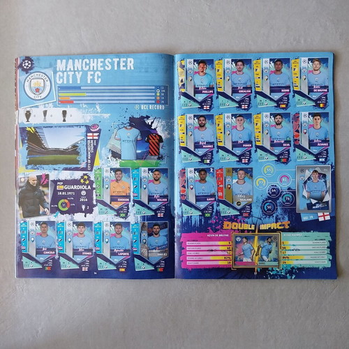 Topps UEFA Champions League 2022-23 Album like new, nearly complete