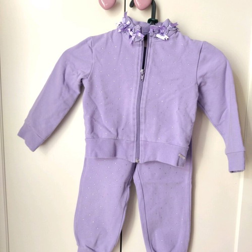 M&L Grant toddler girls' sportswear set, purple