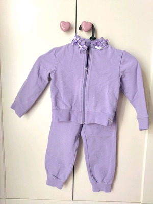 M&L Grant toddler girls' sportswear set, purple
