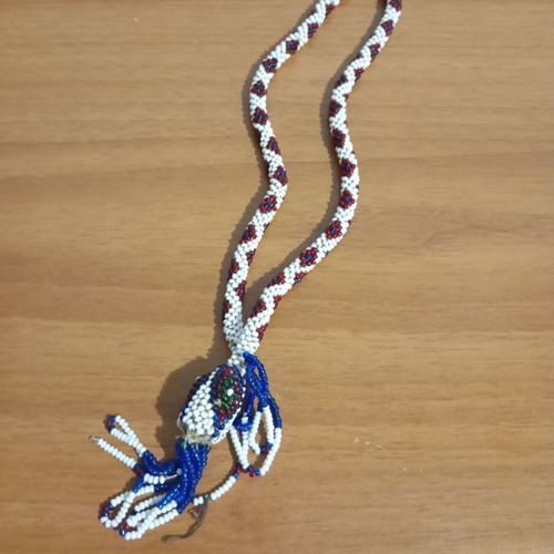 Beaded handmade necklace old, like new