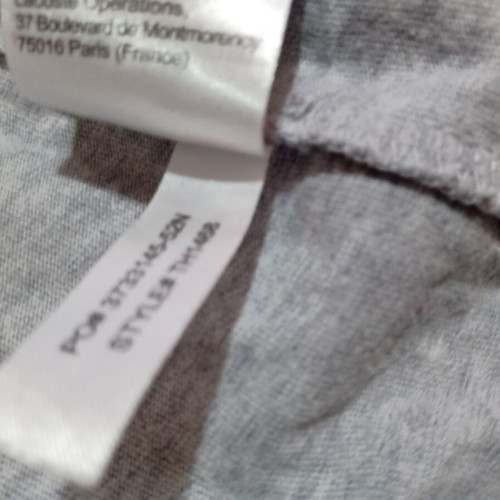 Lacoste Relaxed Fit Long Sleeve Shirt Grey Size S Like New