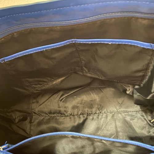 Rocco Barocco large blue shoulder bag like new