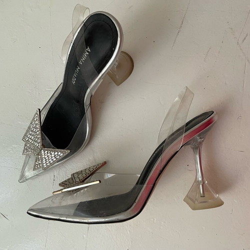 Amina Muaddi used slingbacks size 37