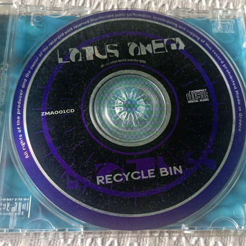 Lotus Omega Recycle Bin CD like new, Goa Trance 2000