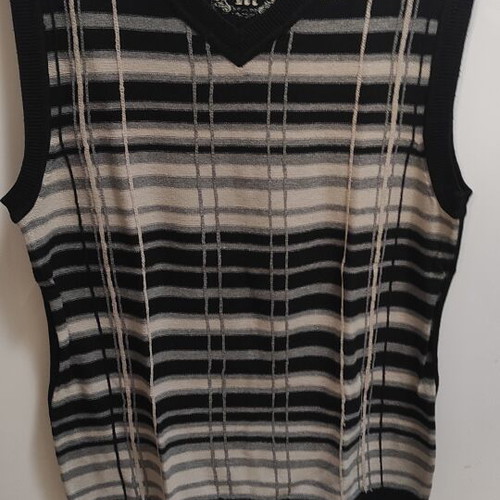 Men's Kazaka vest used, size M, black and gray