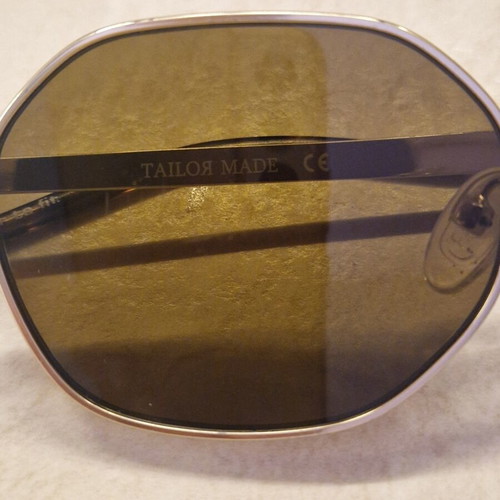 Tailor Made sunglasses used, brown and gold