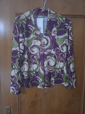 Women's Printed Blouse One Size New