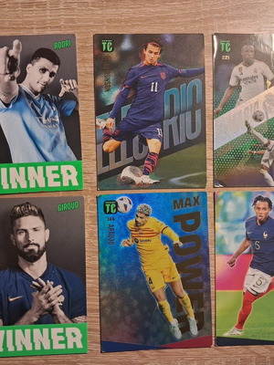 Panini Top Class 2024 cards used, set of 6