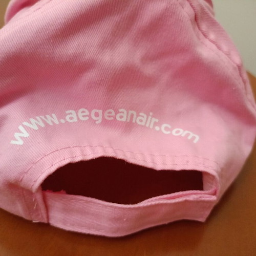 Aegean Airlines Pink Sports Cap like new, one size