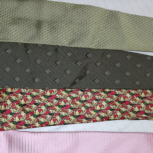 10 branded men's silk ties