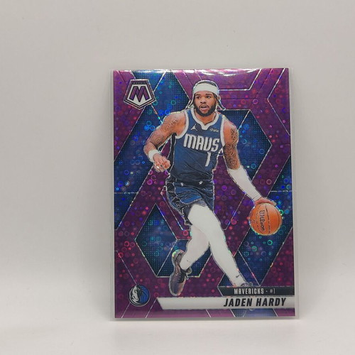 Jaden Hardy 2024-25 Panini Mosaic Fast Break Purple Mosaic card new