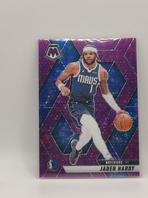 Κάρτα Jaden Hardy 2024-25 Panini Mosaic Fast Break Purple Mosaic καινούργια