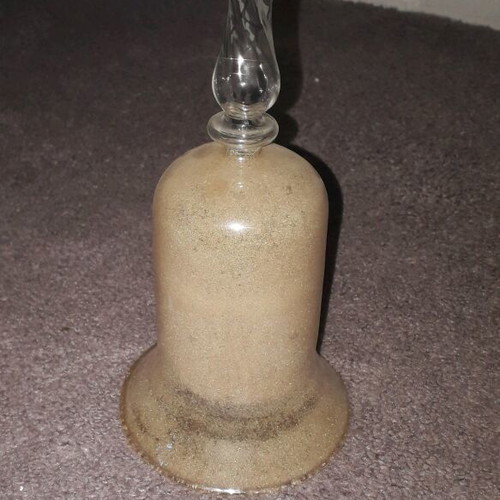 Decorative glass bell like new