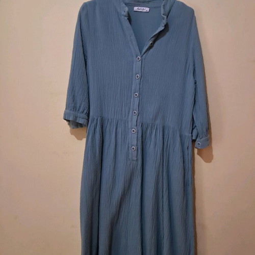Dress veraman used, 3/4 sleeves, side pockets, size S/M, height 110 cm