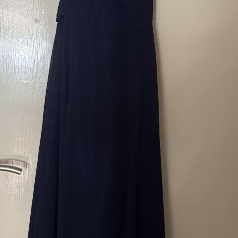 Evening dress, dark blue, size small