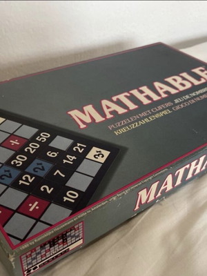 Mathable board game vintage, like new, math educational