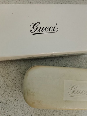 Gucci myopia glasses used with box and cleaning cloth