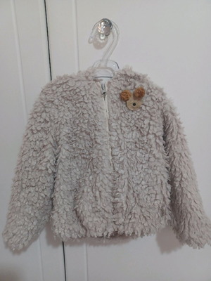 Fur jacket used for 3 years old, beige Miss ebita