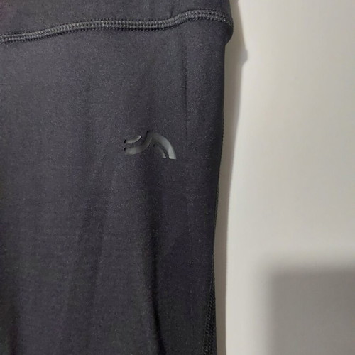 Crivit sports leggings used with calf transparency black size M