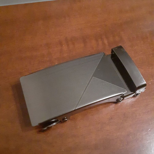Modern metal buckle new, gray silver adjustable