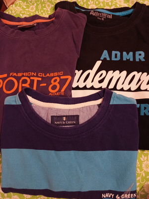 Summer clothes set for boys 12-14 years like new, 3 shirts and 1 thin
