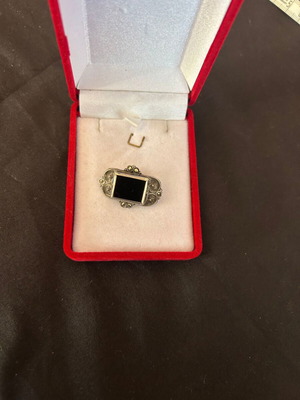 Vintage silver pin used
