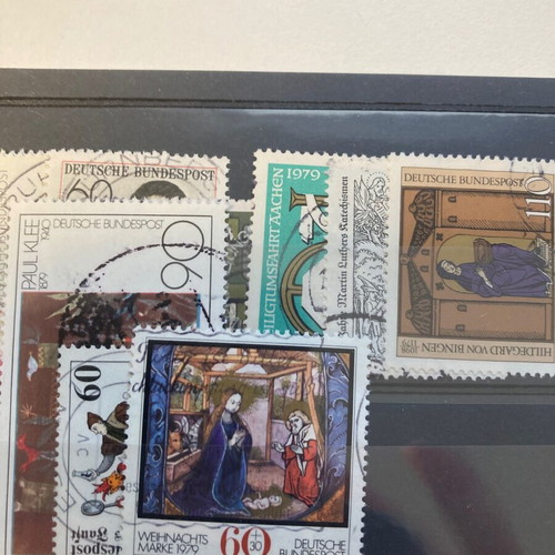 German stamps used, complete series 1979