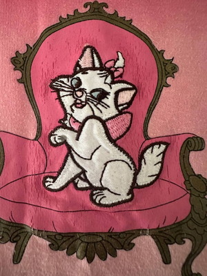 Disney Marie 110 cm blouse used, pink with embroidery