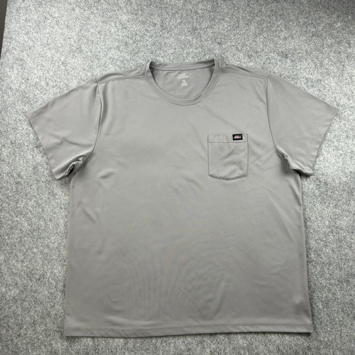 Dickies T-shirt men's 2XL grey with pocket