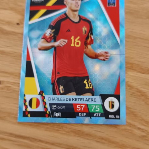 De Ketelaere card blue version Topps Match Attax Euro 2024 new
