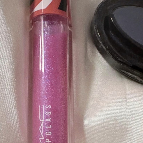 Mac Lip Glass “Works Like A Charm” new, authentic with Helena Rubinstein eyeshadow gift