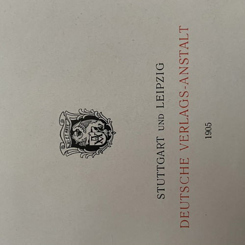 Raffael Klassiker der Kunst Volume I 1905 German art book