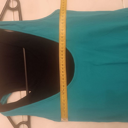 Exit women's summer dress medium like new, turquoise emerald color