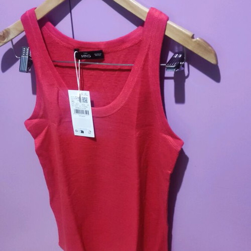 Mango women's top new, red, size XS