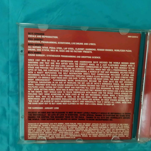 CD Morcheeba Big Calm, Massive Attack, Blue Peshay μεταχειρισμένα