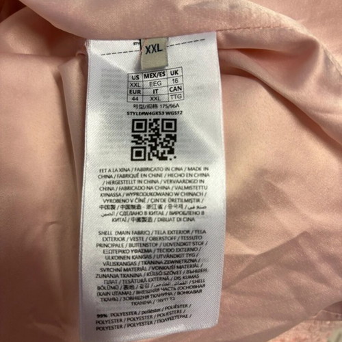 Guess jacket-dress set new pink, sizes x-large and xx-large