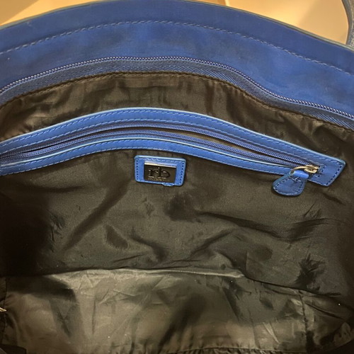 Rocco Barocco large blue shoulder bag like new