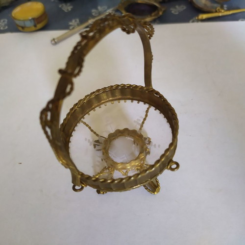 French jewelry box used, circa 1880, height 9 cm